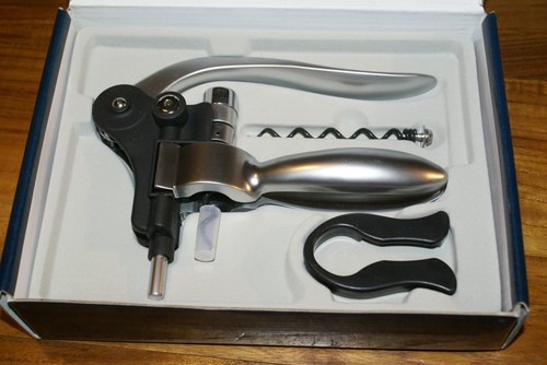 Korkenzieher aus metall - metall, (neu)