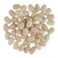 50 Stück Holzeier Holz Ostern