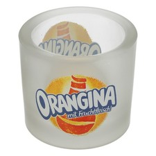 Orangina Softdrink Echtglas