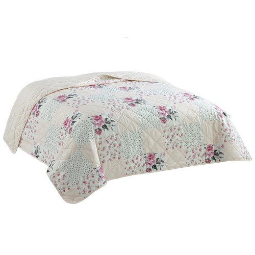 Wende tagesdecke weiß rosa - -, weiß-rosa