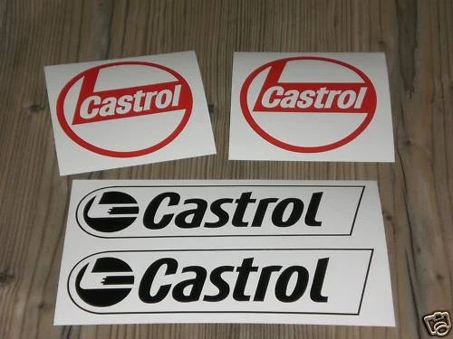 Castrol aufkleber set - castrol,