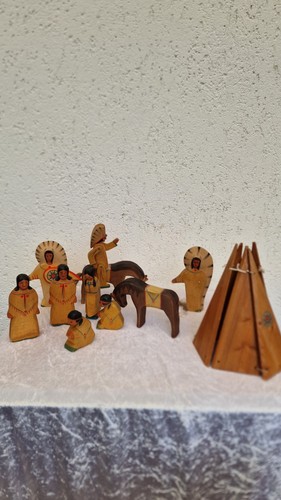 Vintage ostheimer holzfiguren - ostheimer,