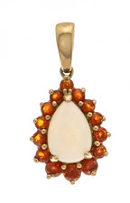 Anhänger 333 Gold mit Opal &