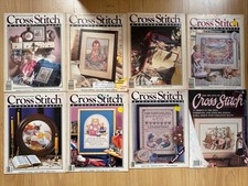 Konvolut alte english Kreuz Stich Zeitschriften Cross Stitch &Country Crafts USA