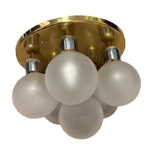 Alte Glaskugel Kugellampe Deckenlampe Vintage Retro Kult Blickfang