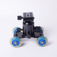 Mini-Dolly Kamerawagen mit Stativkopf