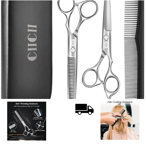 Friseurschere zoll silber - zoll,