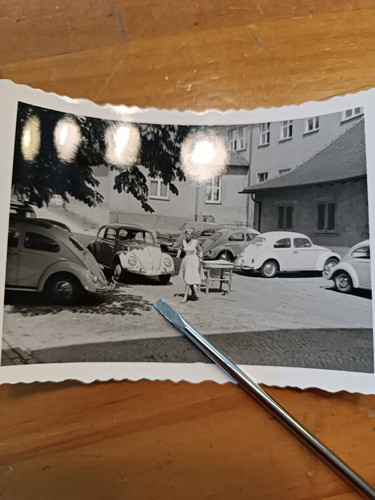 Altes foto käfer treffen - foto,