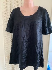 H&M 51% Seide 49% Baumwolle Bluse EUR S 38 Oberweite 50 Länge 73 wie NEU°h