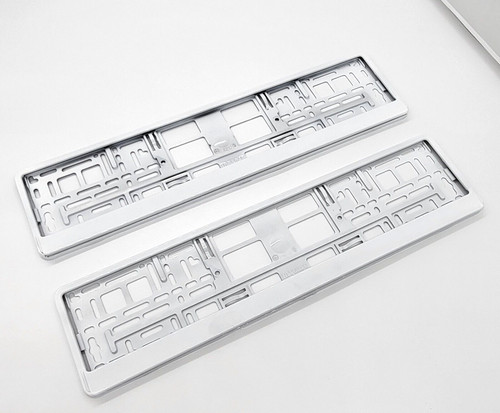 Kennzeichenhalter weiss - x,