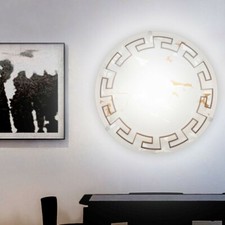 LED Decken Wand Leuchte 12 W Landhaus Stil Fluter Theken Strahler Big Light