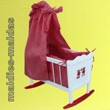 Puppenwiege Teddy Bär mit