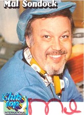 Mal Sondock Autogrammkarte