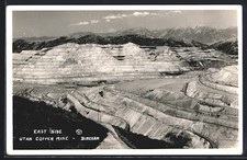 Bingham, UT, Utah Copper Mine, East Side, Ansichtskarte 
