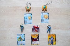 Panini HUNTIK SECRETS & SEEKERS  5 Figuren und Amulette + Karten RAR SELTEN TOP