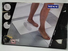WENKO Badematte Simi Kieselgur hygienische Saunamatte rutschfest 60x39