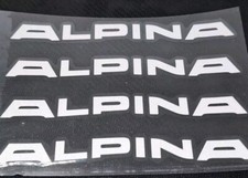 alpina logo Aufkleber 4x