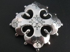 Brosche Silber 925 Kalevala Koru Finnland Vintage Design Wikinger 