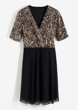 Kleid mit Pailletten Gr. 40/42