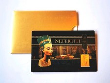 Goldmünze Motiv "Nofretete" Coincard 999/1000 Gold Geschenk