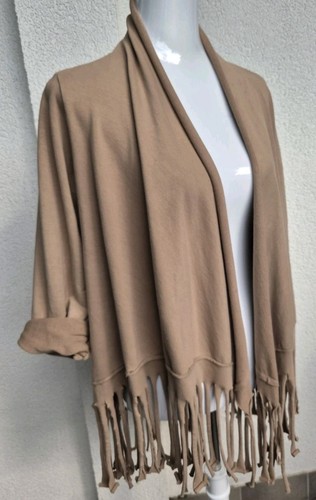 Fransen cardigan poncho - poncho, jacke