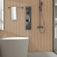 30 Stück DIY Fliesenaufkleber Marmoroptik 60cm x 30cm Klebefliesen Wasserfes DE