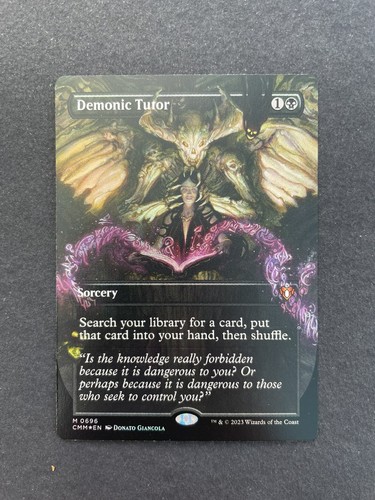 Demonic tutor mtg - demonic,