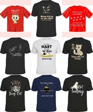 T-Shirt Katze Cat Geschenke für Katzenliebhaber Geburtstag Shirts Sprüche TShirt