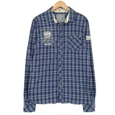 Camp David Mens Shirt Blue