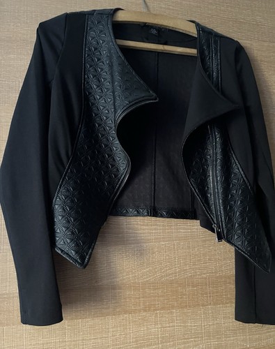Jacke kunstleder stoff - jacke,