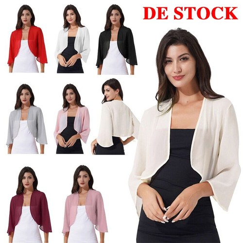Damen bolero shrug chiffon - de,