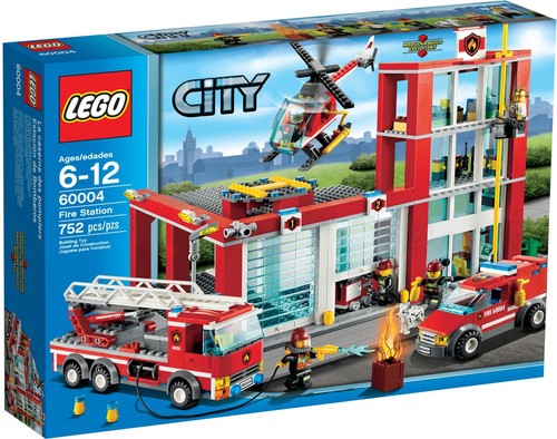 Lego 60004 city feuerwache - lego,