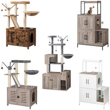 Katzenbaum mit katzenklo