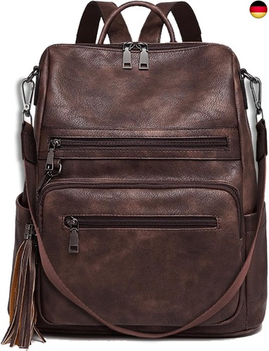 Damen rucksack veganem leder - veganem,