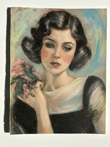 Vintage art deco - deco, portrait