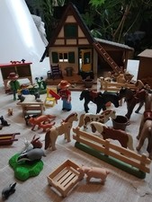 Playmobil  Bauernhof , mit Viel Zubehör  Tiere,Pflanzen,Stall,Figuren,konvolut