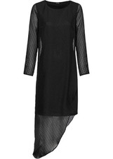 Asymmetrisches Kleid Gr. 38 Schwarz Abendkleid Cocktailkleid Partykleid Neu