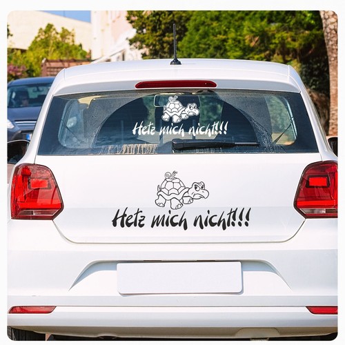 Hetz mich nicht autoaufkleber - hetz,