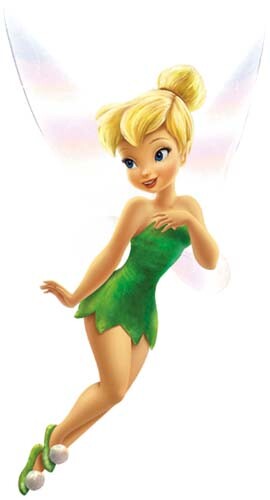 Prinzessin tinkerbell wandbild - prinzessin,