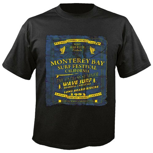 Shirt monterey bay wave - t-shirt,