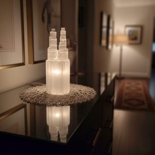 Selenite lampe turmlamp - selenite,