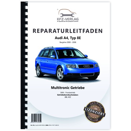 Audi typ 2000 2008 - a4, 2000-2008