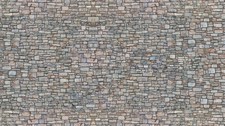 Noch 56940 - 3D-Kartonplatte - "Bruchsteinmauer" bunt, 250x125x0,5mm - Spur N