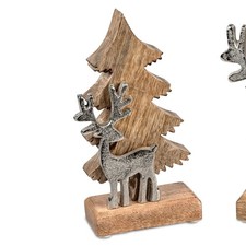 Dekofigur Baum mit Hirsch H