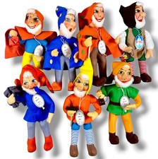 Kersa Sammlung 7x Puppe Filz