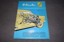 Ersatzteilliste Ersatzteilekatalog Karosserie AUTOBIANCHI Primula IV-1966