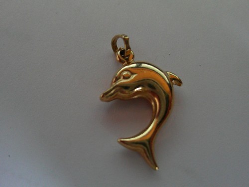 Anhänger delphin 585 - ,