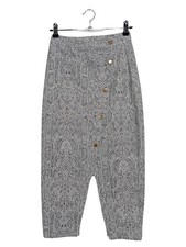 ASOS Damen Stoffhose Gr. W24 XXS Mehrfarbig Tierdruck Schlangenmuster Casual