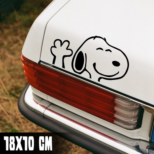 Auto aufkleber snoopy winkt - auto, winkt"