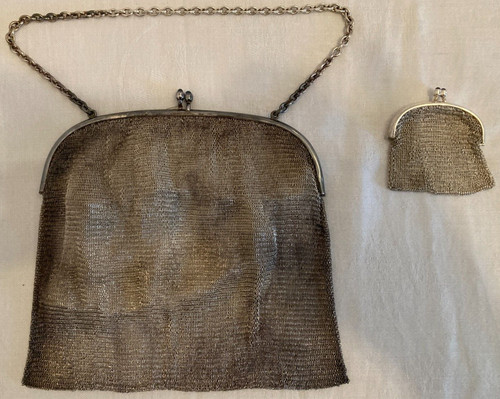Art deco set aus handtasche - art,